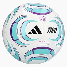 Мяч футзал. ADIDAS Tiro League Sala JW1526, р.4, FIFA Basic, 32 пан, ТПУ, термосш., бело-бирюз-фиол
