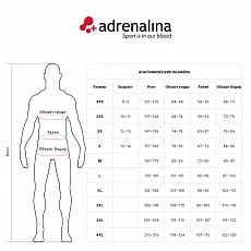 Костюм спортивный +ADRENALINA 3302-062-XL, р. XL, 100% полиэстер, красно-т.синий