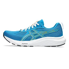 Кроссовки бег. ASICS Gel-Contend 9 1011B881 408, р.7 (рос.39),кожзам,текстиль,резина,синий