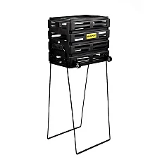 Корзина для теннисных мячей NEVA SPORT, UEA1, на 75 мячей, пластик, черный