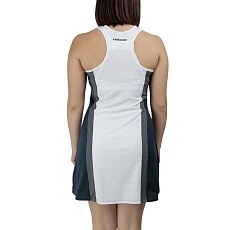 Платье HEAD Club 25 Dress W 814745-NVWH-XL, р.XL, 85% полиэстер 15% эластан, белый
