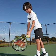 Ракетка б/т дет. Wilson Blade Feel Jr 25, WR125310U, для дет.9-10лет, композит, со струн., зеленый