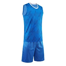 Форма баскетб. игровая TORRES Pro, B-1033-06-2XL, р.2XL, 100% полиэстер, васильковый