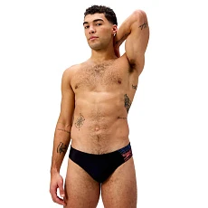 Плавки SPEEDO Medley Logo 7сm Brief, 8-0973918964, р.28 (рос.44), нейлон, эластан.черный