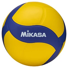Мяч вол. утяж. MIKASA VT370W, р 5, 18 панелей, синт.кожа (ПУ), вес 370г, клееный, сине-желтый