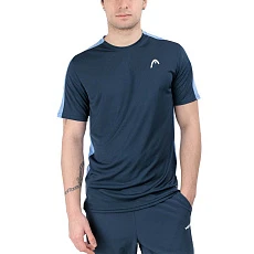 Футболка мужская HEAD Slice T-Shirt Men 811554-NV-M, размер M, темно-синяя