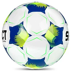 Мяч футб. SELECT Contra DB V26, 0853171012, р.3, 32 пан, ПУ, гибрид.сш,бело-желто-синий
