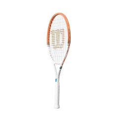 Ракетка б/т Wilson Roland Garros Elite 25, WR193410H, для дет.8-10лет,алюм.,со струн, оранжево-белый