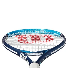 Ракетка б/т Wilson Ultra Power 105 Gr2, WR147010U2, для любит, композит, со струнами, темносин-бел