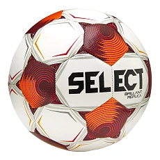 Мяч футб. SELECT Brillant Replica FB V25, 3595871808, р.5, 32п, ТПУ, маш.сш, бело-оранж