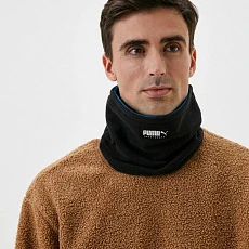 Шарф-снуд PUMA Reversible Fleece Neck Warmer Jr, 05408901, черно-синий
