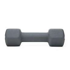 Гантель TORRES 3 кг, PL522503, металл в неопреновой оболочке, форма шестигранник, серый