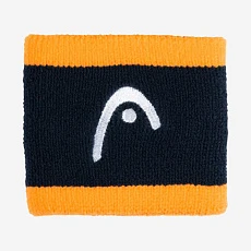 Напульсники HEAD 2,5" stripped, 285864-NVBN,ширина 6,5см, 90% нейлон, 10% эластан,пара, т.сине-оранж