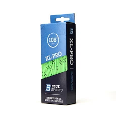 Шнурки для коньков Blue Sports XL-PRO, 902921-L-274, полиэстер, 274 см, лайм