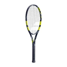 Ракетка б/т BABOLAT Evoke Tour Gr2, 121268, для любит., графит,со струнами, черно-лаймовый