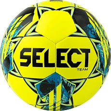 Мяч футб. SELECT Team Basic V23, 0865560552, р.5, FIFA Basic, 32 пан, гл.ПУ, руч.сш., желто-син