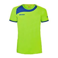 СЦ*Футболка волейб. игровая муж. MIKASA MT288-038-2XL, р.2XL, 100% полиэстер, салатовый