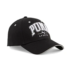 Бейсболка PUMA Squad BB Cap 02547501, 100% хлопок, черно-белый