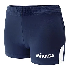 Шорты вол. жен. MIKASA MT379-061-S, р.S, 90% полиэстер, 10% эластан, синий