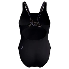 Купальник SPEEDO Hyperboom Splice Muscleback, 8-1347018692, р.30 (рос.42),полиэстер, ПБТ, чер-сирен