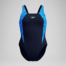 Купальник SPEEDO Hyperboom Splice Muscleback, 8-1347018661, р.30 (рос.42), темно-синий