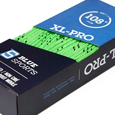 Шнурки для коньков Blue Sports XL-PRO, 902921-L-274, полиэстер, 274 см, лайм