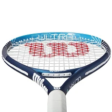 Ракетка б/т Wilson Ultra Power 105 Gr3, WR147010U3, для любит, графит, со струнами, темносин-бел