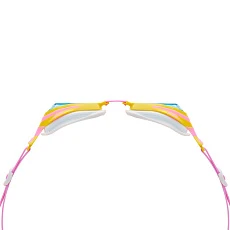 Очки детские для плав.TORRES Fish Kids, SW-32522PK,голуб. линзы,оранж-роз.оправа, раздв. рег.ремешок