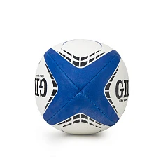 Мяч для регби GILBERT G-TR4000, 42098104, р.4, резина, ручная сшивка, бело-темносиний