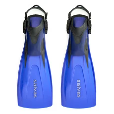 Ласты для плав. Salvas Hazard Plus Fin, BA160SMBBSTS,TPR и Novaflex, р.S/M, синий