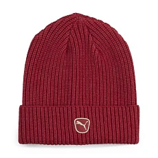 Шапка PUMA Cat Patch Mid Crown Beanie, 02735605, 100% полиэстер, красный