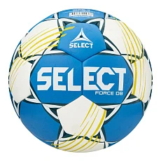 Мяч ганд. SELECT HB FORCE DB V25, 1622858205, Senior (р.3), EHF Appr,ПУ, гибр.сш., сине-белый