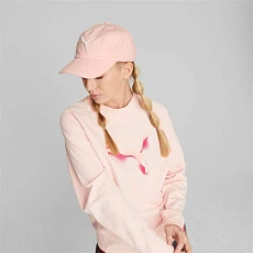 Бейсболка спорт. PUMA Ess Cat Logo BB Cap 02458703, 100% хлопок, пудровый