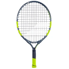 Ракетка б/т дет. BABOLAT Carlitos Jr  21 Gr000, 140522, для 5-7лет, алюм, со струн, серо-салатовый