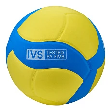 Мяч вол. MIKASA VS170W-Y-BL, р.5, вес 160-180 г, FIVB/IVS,синт.пена ТПЕ, клеен,18 пан,бут.кам,жел