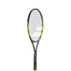 Ракетка б/т дет. BABOLAT Carlitos Jr 25 Gr00, 140524, для 8-10 лет, алюм, со струн, серо-салатовый