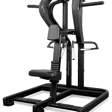 Горизонтальная тяга BRONZE GYM PL-1702, черный