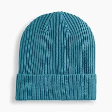 Шапка PUMA Ribbed Classic Cuff Beanie, 02403811, 100% акрил, бирюзовый