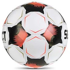 Мяч футб. SELECT Numero 10 V26, 0574071002, р.4, FIFA Basic, 32п, ПУ, гибр.сш, бело-черно-оранжевый