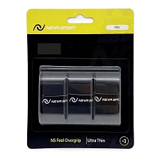 Овергрип NEVA SPORT Feel, UOA4-105, упак. по 3 шт, 0.45 мм, 110см, черный