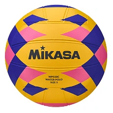 Мяч для водного поло MIKASA WP550C р.5,муж., резина, вес 400-450гр, желт-сине-роз
