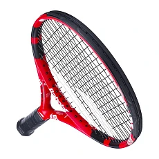 Ракетка б/т BABOLAT Evoke Team Gr2, 121269, для любит., графит,со струнами, красно-черный