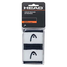 Напульсники HEAD 2,5" stripped, 285864-NVWH, ширина 7см, 90% нейлон, 10% эластан, пара, бело-т.синий