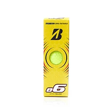 Мяч для гольфа Bridgestone e6 Yellow,  BGB3EYX, 3 шт/уп, желтый