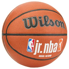 Мяч баск. WILSON JR.NBA Fam Logo Indoor Outdoor, WZ2009801XB7, р.7 композит, бутил. кам., коричневый
