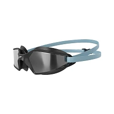 Очки для плав. SPEEDO Hydropulse Mirror, 8-12267D645, ЗЕРКАЛЬНЫЕ линзы, серая оправа