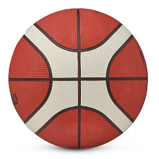 Мяч баск. MOLTEN B5G2000 р.5, FIBA Appr Level II, 12 панелей, резина, бут.кам,нейл.корд,ор-беж-чер