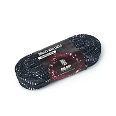 Шнурки для коньков BIG BOY Comfort Line с пропиткой,BB-LACES-CL-305NV, полиэстер, 305см, темно-синий