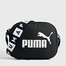 Сумка кросс-боди PUMA BASE Crossbody, 09250801, полиэстер, черно-белый