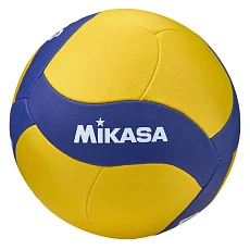 Мяч вол. MIKASA V345W, р.5, вес 195-225г, синт.кожа (ПУ), 18 пан, маш.сш., бут.кам, желто-синий